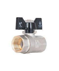 Кран шаровой SD Plus 1/2" ВР для воды (бабочка) SD602W15, фото  | SNABZHENIE.com.ua