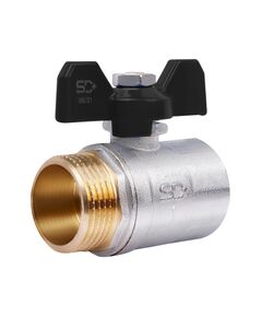 Кран шаровой SD Plus 1" ВН для воды (бабочка) SD607W25, фото  | SNABZHENIE.com.ua