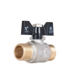 Кран шаровой SD Plus 1/2" НН для воды (бабочка) SD606W15, фото  | SNABZHENIE.com.ua