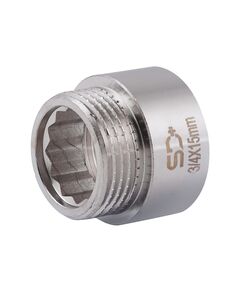 Удлинитель SD Plus 15х3/4" хром SD1302015, фото  | SNABZHENIE.com.ua