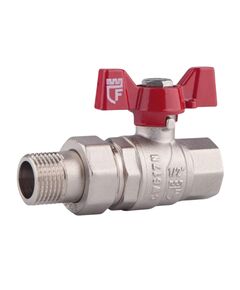 Кран шаровой "Американка" SD Forte 1/2" прямой SF220W15, фото  | SNABZHENIE.com.ua