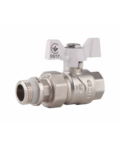 Кран шаровой "Американка" SD Forte 1" с антипротечкой прямой SF222W25, фото  | SNABZHENIE.com.ua