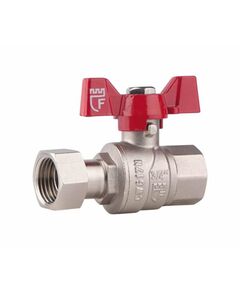 Кран шаровой с накидной гайкой SD Forte 3/4" ВР для воды прямой SF260W20, фото  | SNABZHENIE.com.ua
