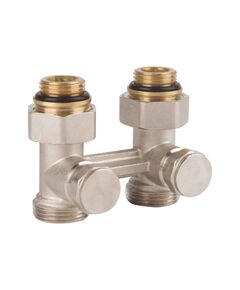 Кран буксовый SD Forte 3/4"х1/2" для радиатора нижний SF253W15, фото  | SNABZHENIE.com.ua