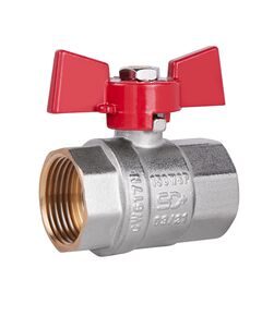 Кран шаровой SD Plus 1" ВР для воды (бабочка) SD602NW25PN40, фото  | SNABZHENIE.com.ua