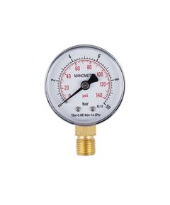 Манометр SD Plus 10 бар 1/4", нижнее подключение SD17010B, фото  | SNABZHENIE.com.ua