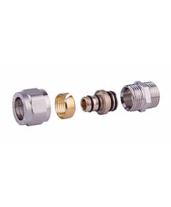 Муфта обжимная SD Forte 16х1/2" НР SF172W1615, фото  | SNABZHENIE.com.ua