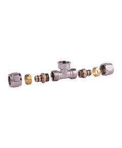 Тройник обжимной SD Forte 16х1/2"х16 ВР SF177W161516, фото  | SNABZHENIE.com.ua