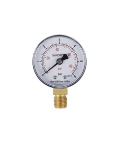 Манометр SD Plus 50 мм 1/4", нижнее подключение SD1706B, фото  | SNABZHENIE.com.ua