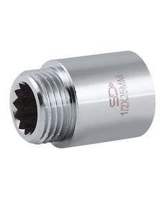 Удлинитель SD Plus 25х1/2" хром SD1301525, фото  | SNABZHENIE.com.ua