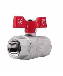 Кран шаровой SD Forte 1" ВР для воды (бабочка) SF602W25, фото  | SNABZHENIE.com.ua
