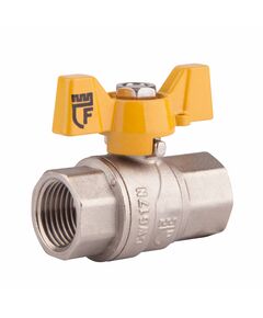 Кран шаровой SD Forte 3/4" ВР для газа (бабочка) SF602G20, фото  | SNABZHENIE.com.ua