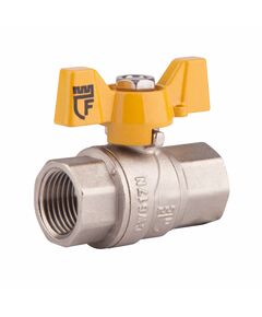 Кран шаровой SD Forte 1" ВР для газа (бабочка) SF602G25, фото  | SNABZHENIE.com.ua