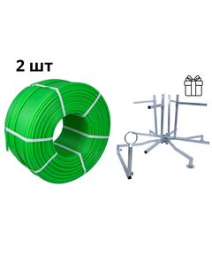 Акционный набор Thermo Alliance: 2 бухты Труба PE-RT EVOH GREEN, 5 слоев, 16×2,0 мм (600 м) + Оборудование для размотки трубы, фото  | SNABZHENIE.com.ua