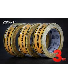 Малярная лента (скотч) 38мм х 50м Blue Dolphin WASHI XF7 рисовая бумага 3 шт, фото  | SNABZHENIE.com.ua