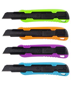 Нож сегментный лезвие 18мм корпус ABS автоматический замок Color (усиленный) SIGMA (8211091), фото  | SNABZHENIE.com.ua