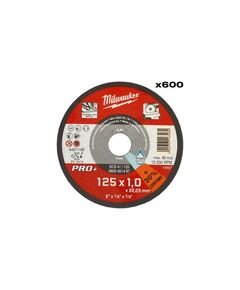 Диск отрезной по металлу MILWAUKEE, SCS 41/125х1 PRO+, Ø125мм (600шт), фото  | SNABZHENIE.com.ua
