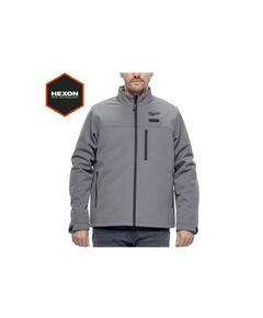Куртка с електроподогревом MILWAUKEE, M12 HJGR6-0(XXXL), серая, (XXXL), фото  | SNABZHENIE.com.ua
