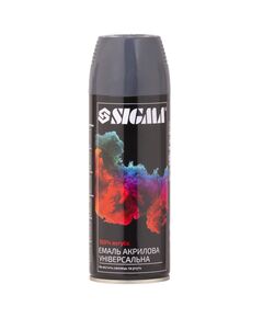 Эмаль аэрозольная акриловая 400мл RAL 8019 серо-коричневый глянец SIGMA (2736731), фото  | SNABZHENIE.com.ua