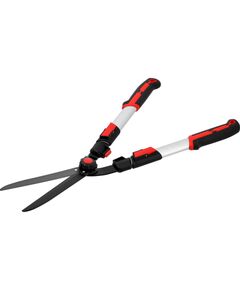 Ножиці по живоплоту з прямим лезами і телеск алюмін руч YATO стебел Ø≤ 6мм, l= 66-83см, леза l= 22см, фото  | SNABZHENIE.com.ua