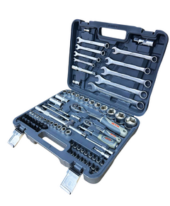 GTM Набір інструменту 82од. 1/2-1/4" 4-32мм пластик. кейс, фото  | SNABZHENIE.com.ua