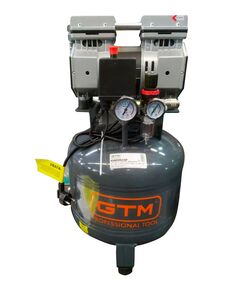 GTM Компресор рес-30л 105л/хв 0,75кВт 8бар 220В 2 циліндри безмасляний, фото  | SNABZHENIE.com.ua
