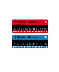 Комплект наклеек с термометром Standart  для коллектора (красная+синяя) TAS342RB Thermo Alliance, фото  | SNABZHENIE.com.ua
