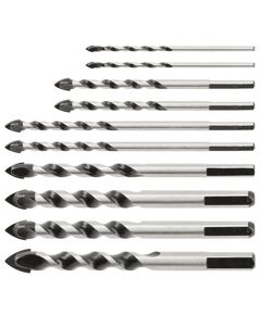 HOEGERT Набор универсальных сверл 10 шт., фото  | SNABZHENIE.com.ua