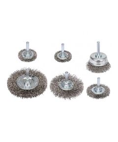 HOEGERT Набор проволочных щеток, сталь, фото  | SNABZHENIE.com.ua