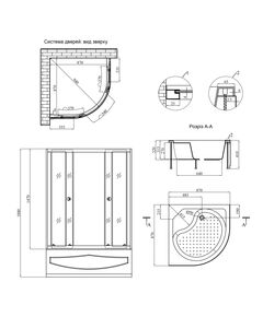 Душевая кабина Agua Cascad - S.T.D.90x90 см, фото  | SNABZHENIE.com.ua
