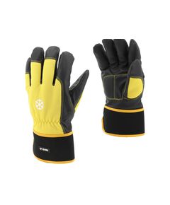 Рукавиці робочі утеплені, зміцнені YATO розмір 11 із синтетичної шкіри, еластана фліса і поліуретана, фото  | SNABZHENIE.com.ua