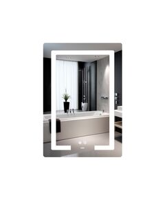 Зеркало Lidz Kubis (KU2) 600х800 с LED-подсветкой Touch, с антизапотеванием, с диммером, рег. яркости LD78LF937608048449, фото  | SNABZHENIE.com.ua
