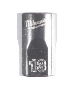 Головка торцевая хромированная  ⅜″ MILWAUKEE, (звезда 12 гранн.), 13мм, фото  | SNABZHENIE.com.ua