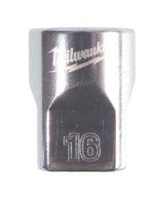 Головка торцевая хромированная  ⅜″ MILWAUKEE, (звезда 12 гранн.), 16мм, фото  | SNABZHENIE.com.ua