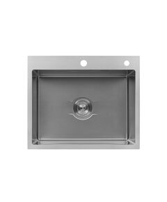 Кухонна мийка Kroner Derby KRP Brush 6050HM (2,5/0,5 мм), фото  | SNABZHENIE.com.ua