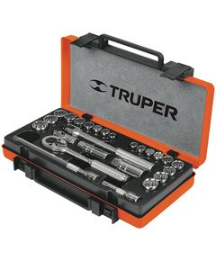 Набор торцевых головок TRUPER 26 предметов в кейсе JD-3/8X26MP, фото  | SNABZHENIE.com.ua