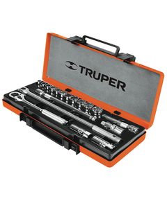 Набор торцевых головок 19 предметов TRUPER в кейсе JD-1/2X19M, фото  | SNABZHENIE.com.ua