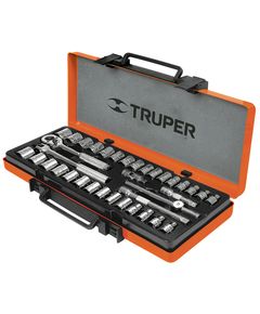 Набор торцевых головок TRUPER 36 предметов в кейсе JD-3/8X36MP, фото  | SNABZHENIE.com.ua