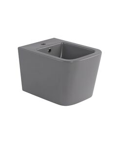 Биде подвесное Qtap Tern 520x350x330 мм, Stone grey QT17551303GSG, фото  | SNABZHENIE.com.ua