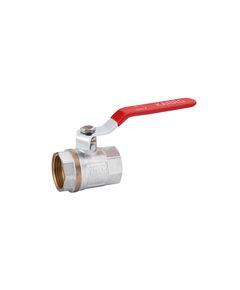 Кран шаровой Karro Standard 1 ВВ PN30 никелированный с ручкой, фото  | SNABZHENIE.com.ua