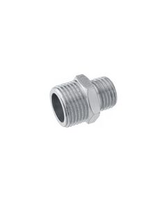 Ніпель перехідний Karro 3/4 х 1/2 НН, нікельований, KR-3114, фото  | SNABZHENIE.com.ua