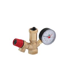 Группа безопасности Karro KR-88138 латунная с выходами 45°, фото  | SNABZHENIE.com.ua