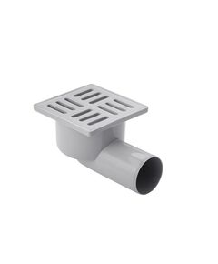 Трап ANIplast 50 мм с горизонтальным выпуском, решетка 10x10 см TA5104EU, фото  | SNABZHENIE.com.ua