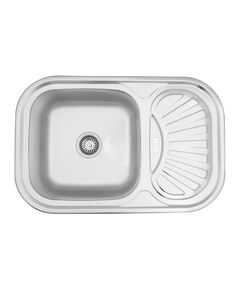 Кухонна мийка Kroner KRP Dekor 7549 (товщина 0,8 мм), фото  | SNABZHENIE.com.ua