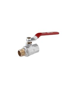 Кран шаровий STA Premium 1/2 ВН PN40 з нікельованою ручкою, фото  | SNABZHENIE.com.ua