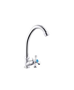 Кран одноводний Kroner KRM Rhein - C090 для кухні та ванної кімнати, фото  | SNABZHENIE.com.ua