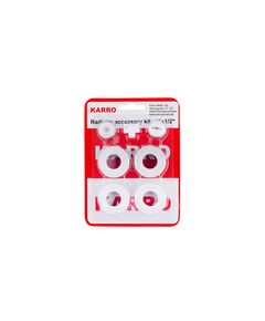 Комплект білих пробок для радіатора Karro 1/2 дюйма, фото  | SNABZHENIE.com.ua