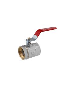 Кран шаровий STA 1 1/2 ВВ PN30, нікельований, з ручкою, фото  | SNABZHENIE.com.ua