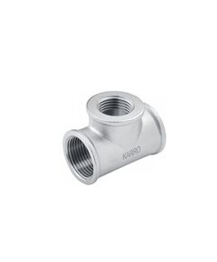 Тройник переходной Karro 3/4x1/2x3/4 никелированный, фото  | SNABZHENIE.com.ua