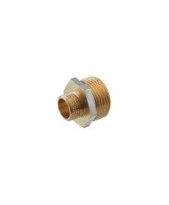Перехідний ніпель STA Premium 1 x 1/2 НН нікельований, фото  | SNABZHENIE.com.ua